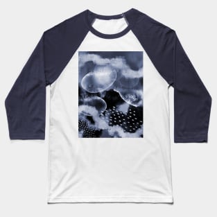 Blue Evolving Ocean Baseball T-Shirt